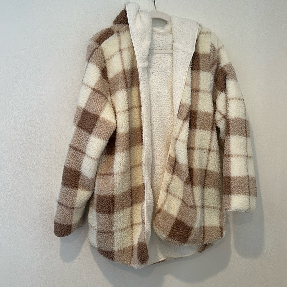 Reversible teddy jacket